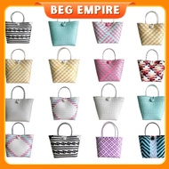 🎒Baeg Empire🎒   Beg Anyaman / tote bag women / PVC Bakul Anyaman Wanita