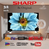 Sharp 32" GOOGLE TV 2TC32GH3000X HD DIGITAL LED 32 inci 32 inch TV Google Android 2TC32EG1X Digital 