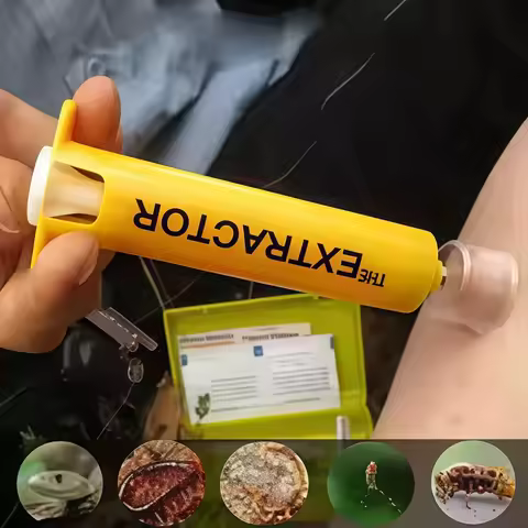 3-Second Venom Extractor Pump | Portable Emergency Kit for Snake, Bee & Mosquito Bites | Outdoor Sur