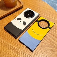 Cartoon Case For Honor Magic V5 V3 Fashion Luxury PU Leather Skin-friendly Cover For Honor Magic V3 