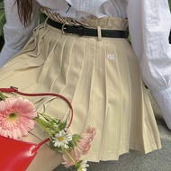 FLAT2112 FF0577 : MIMI SKORT กระโปรงพลีท พร้อมเข็มขัด