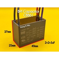 High Quality Original BM 2+2+3uF 5 Wire Ceiling Fan Capacitor / Capasitor / Kapasitor Kipas Siling 2