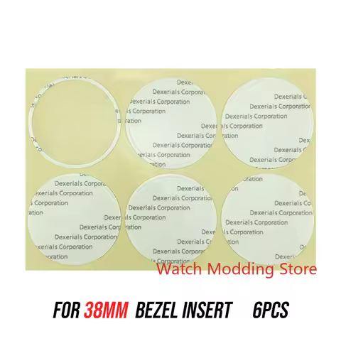 Compatible With 38mm Bezel Insert Ring Sub Diver SKX HQ Japan Dexerials Adhesive Rings Sticker Doubl