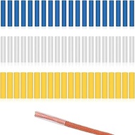 60pcs Aglets for Shoelaces - 3 Sizes & Multicolor Clear Shoelace Head Cord End Caps Ends Tips with G