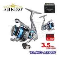 Ultralight 3.5kg Maxdrag Ajiking Wahoo Airpro Spinning Reel