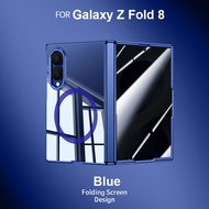 Phone Case For Samsung Galaxy Z Fold 8 Wide Fold 8 Ultra Fold8 Wide Fold8 Ultra 5G Transparent Hinge
