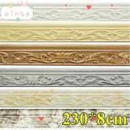 WINTE Wall Stickers, Door Frame Decoration Self Adhesive Wall Skirting Border,  Waterproof Line Skir