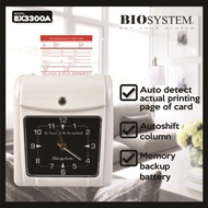 BIOSYSTEM BX3300A Analog Punch Card Machine / Electronic Attendance Time Clock Recorder