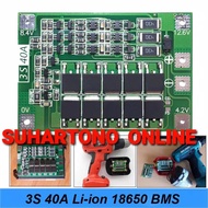 BMS 3S 40A 12.6V 18650 Li-ion Lithium Battery BMS Balanced/