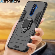 KEYSION Shockproof Armor Phone Case for OPPO Reno Z 10X Zoom Reno A Ace Back Cover for OPPO A5 A9 2020 K3 F11 Pro