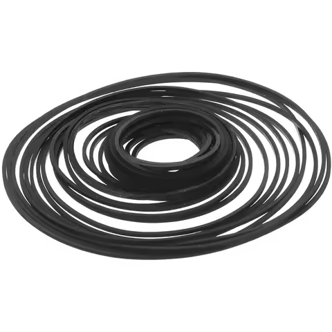 90Pcs Cassette Tape Recorder Belts Rubber Material 1Mm Width for Deck Maintenance Reliable Playback 