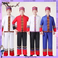 Men Same Style New Style Guangxizhuang Ethnic Costume Men Ethnic Style Yunnan Minority Ethnic Miao E