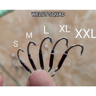 New Welut Squad Eel Fishing Rod Model Senggol Bac0k Ready to Use