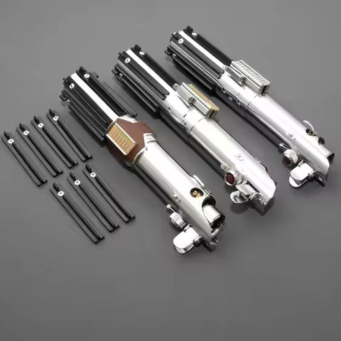 89sabers Graflex Lightsaber Ep4 Ep5 Ep7 Black Grips Skinnyflex Anakin Ep3 Grips ELF Sabers Anakin Ep