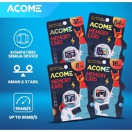 Acome Micro SD Card 16GB High Speed Up To 90MB/S Class 10 - Original Acome
