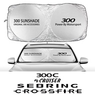 Car Windshield Sun Shade Cover For Chrysler 300 300C PT Cruiser Voyager Sebring Pacifica 2004 Crossf