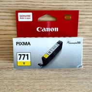 Canon Pixma 771 Y Yellow Printer Ink ChromaLife 100 - Made in Japan