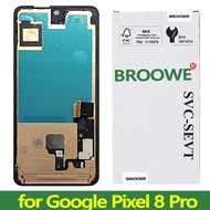 Original LTPO OLED, 120Hz 6.7'' Replacement For Google Pixel 8 Pro LCD Display Touch Screen GC3VE, G