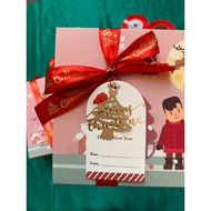 PREMIUM BOX NEW YEAR CHRISTMAS CAKE BOX/ Size 23x23x7 cm