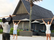 Dong Stick Exercise at Desaru Coast Beach