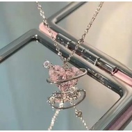 （ship from malaysia) Love crystal Pendant Necklace |ship in 2 days