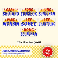 RIIZE Jeepney Stickers