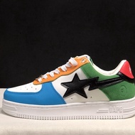 FW9Y JUZ6 Bape StaTokyo Colorful Low-Top Casual Sneakers LWWK C8F8 TJJU VJ8W