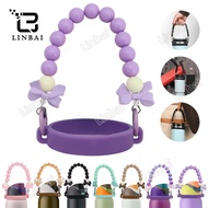 LINBAI Flask Paracord Handle for Starbucks Water Bottles Hydro flask Owala Handle Carrier Strap Stan