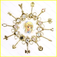 MG1 FAIRY TAIL Keychain Anime Zodiac Spirit Keyring Aquarius Capricorn Virgo Loke Cosplay Key Chain 