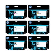 HP 72B / 72 130ml (Genuine) 3WX06A Matte Black, 3WX08A Gray, C9370A C9371A Cyan, C9372A Magenta, C93