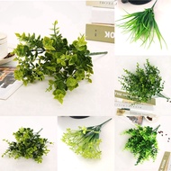 High quality 7 branches  artificial Eucalyptus Leaves wedding home decoration green plants TM298