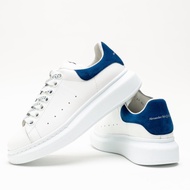 Alexander McQueen Sneakers White/Paris Blue Calf and Suede ORIGINAL