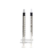 Syringe Disposable Size 1 ml/cc Type Slip Centre - 100 pcs