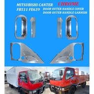 Outer handle chrome garnish cover mitsubishi canter fb511 fe639