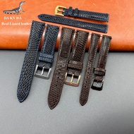 (Navy/Brown-Padded 1/2) GENUINE KY da leather men's and women's watch strap, luxurious and individua