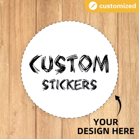 3Cm 4Cm 4.9Cm 6Cm Custom sticker and Customized LOGO/Wedding stickers/Design Your Own Stickers/Perso