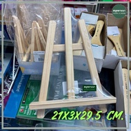 Easel Picture Stand Minimalist Wood Size 8x1.7x15 Cm. And 21x3x29.5 Cm