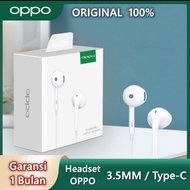 HEADSET ORIGINAL OPPO RENO 8T 5G HANDSFREE EARPHONE TYPE C 