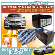 Bosch Auxiliary Battery Backup Battery 12V1 2AH for Mercedes Benz W164 W166 W212 W216 W218 W221 W251