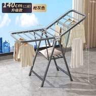 折叠晾衣架落地家用阳台晒衣架室内挂衣架子多功能户外晒被子神器