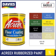 【Ready stock】【Original】¤Davies Acreex Rubberized Floor Paint 1L