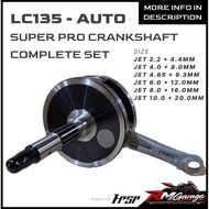 LC135-AUTO HPSP SUPER PRO CRANKSHAFT COMP.SET JET 2MM / JET 4MM / JET 4.65MM / JET 6MM / JET 8MM / J