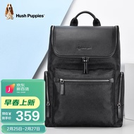 暇步士（Hush Puppies） 双肩包男士背包男大容量15.6英寸电脑包商务多功能男包