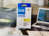 EPSON  T04E Y Yellow 黄色 # C13T04E483 全新原裝墨盒