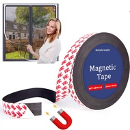 Magnetic Tape Strip Roll with 3M Adhesive Backing 5m Long Flexible Sticky Magnet Tape Strips for Kit