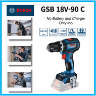 Bosch GSB 18V-90 C PROFESSIONAL  Powerful cordless impact drill (no charger, no battery)
