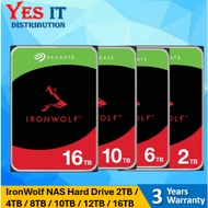 Seagate IronWolf NAS Hard Drive 2TB / 4TB / 6TB / 8TB / 10TB / 12TB / 16TB | Helium / Cache (MB) 256