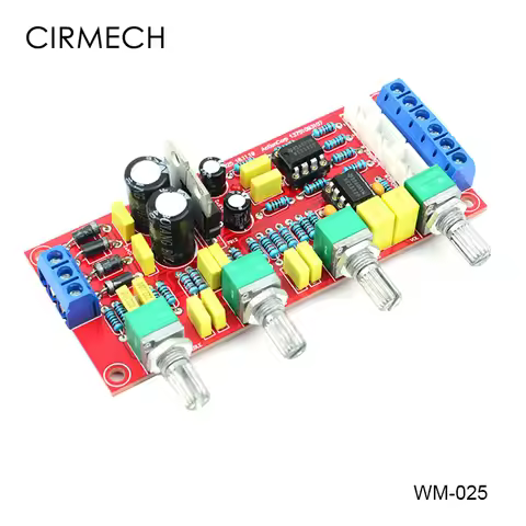 CIRMECH NE5532 OP-AMP HIFI Amplifier Preamplifier Volume Tone EQ Control Board DIY KIT and finished 
