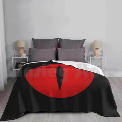 Kyubi Eye Logo Blanket Fashion Custom Clan Uchiha Hyuga Uchiwa Lee Gaara Sasuke Madara Obito Kakashi