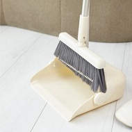 陽光奶油色不鏽鋼站立式掃帚組(三層掃把絲/多角度調整)